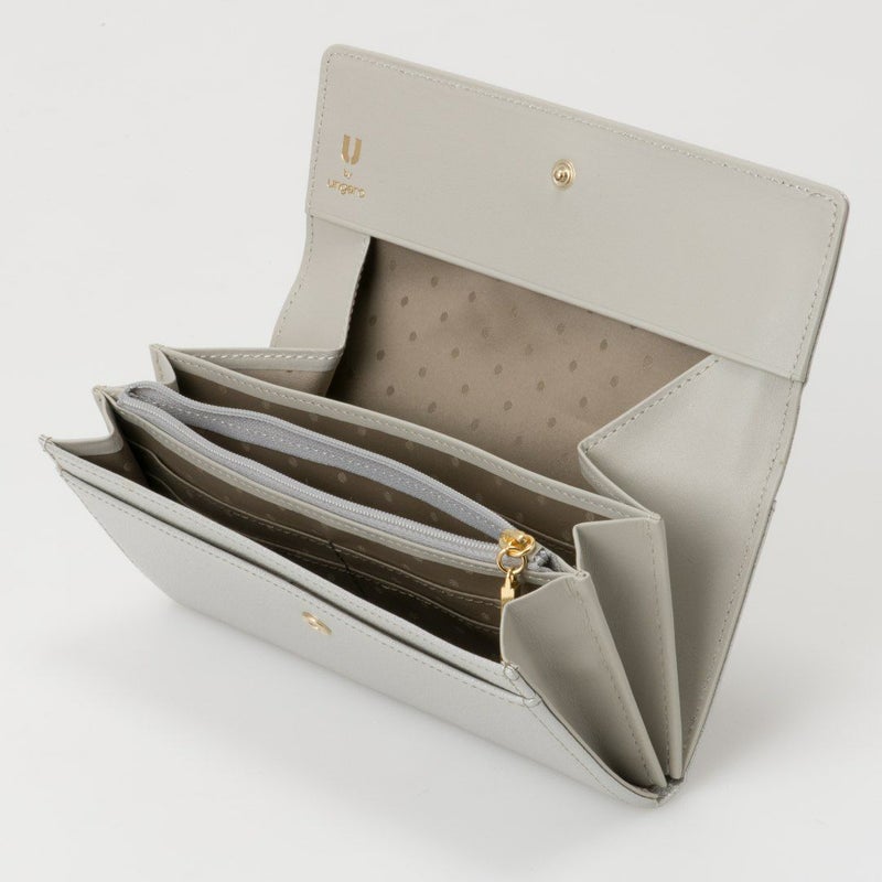 U by ungaroパピヨン BOX長財布 シルバー