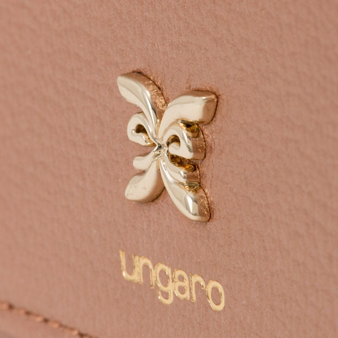 U by ungaroパピヨン BOX長財布 ピンクゴールド