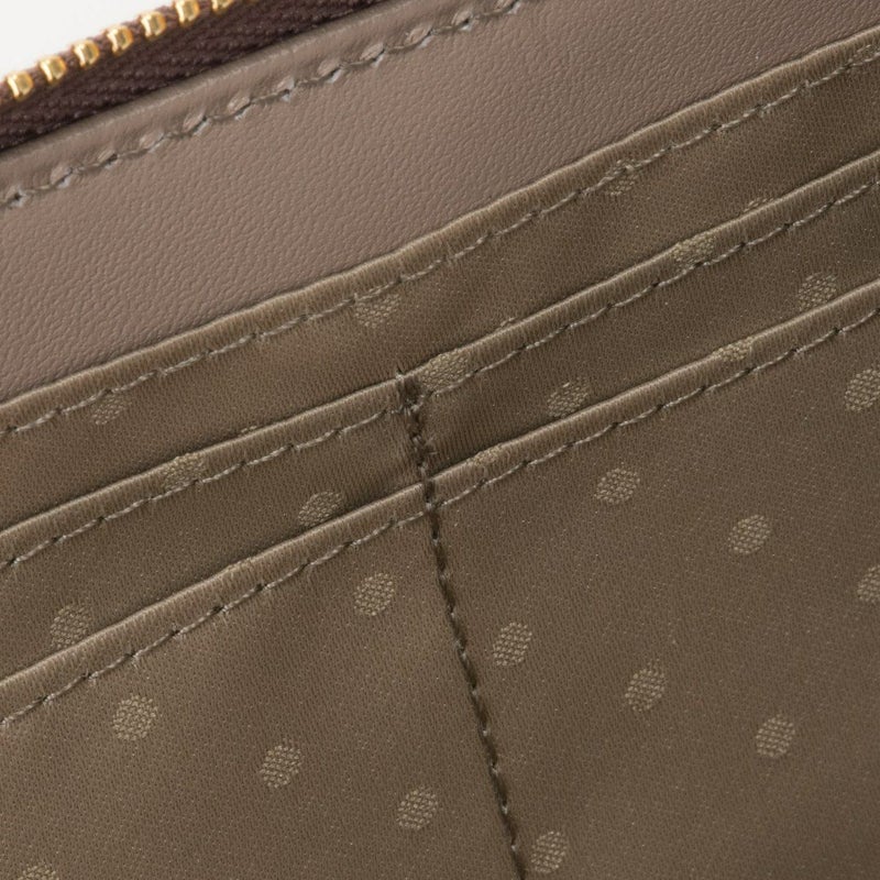 U by ungaroパピヨン L字ファスナー長財布 ブロンズ