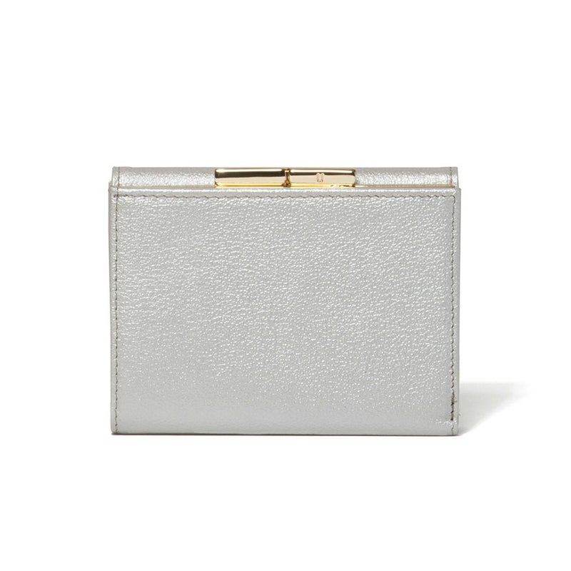 U by ungaroパピヨン 口金折り財布 シルバー