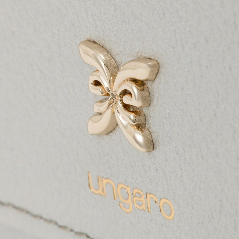 U by ungaroパピヨン 口金折り財布 シルバー