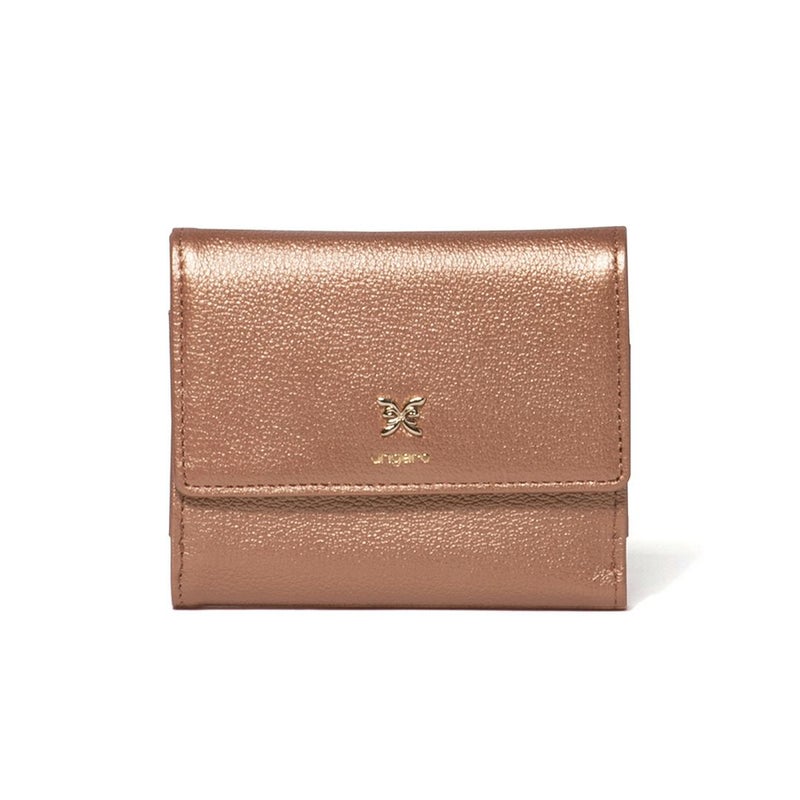U by ungaroパピヨン BOX折り財布 ピンクゴールド