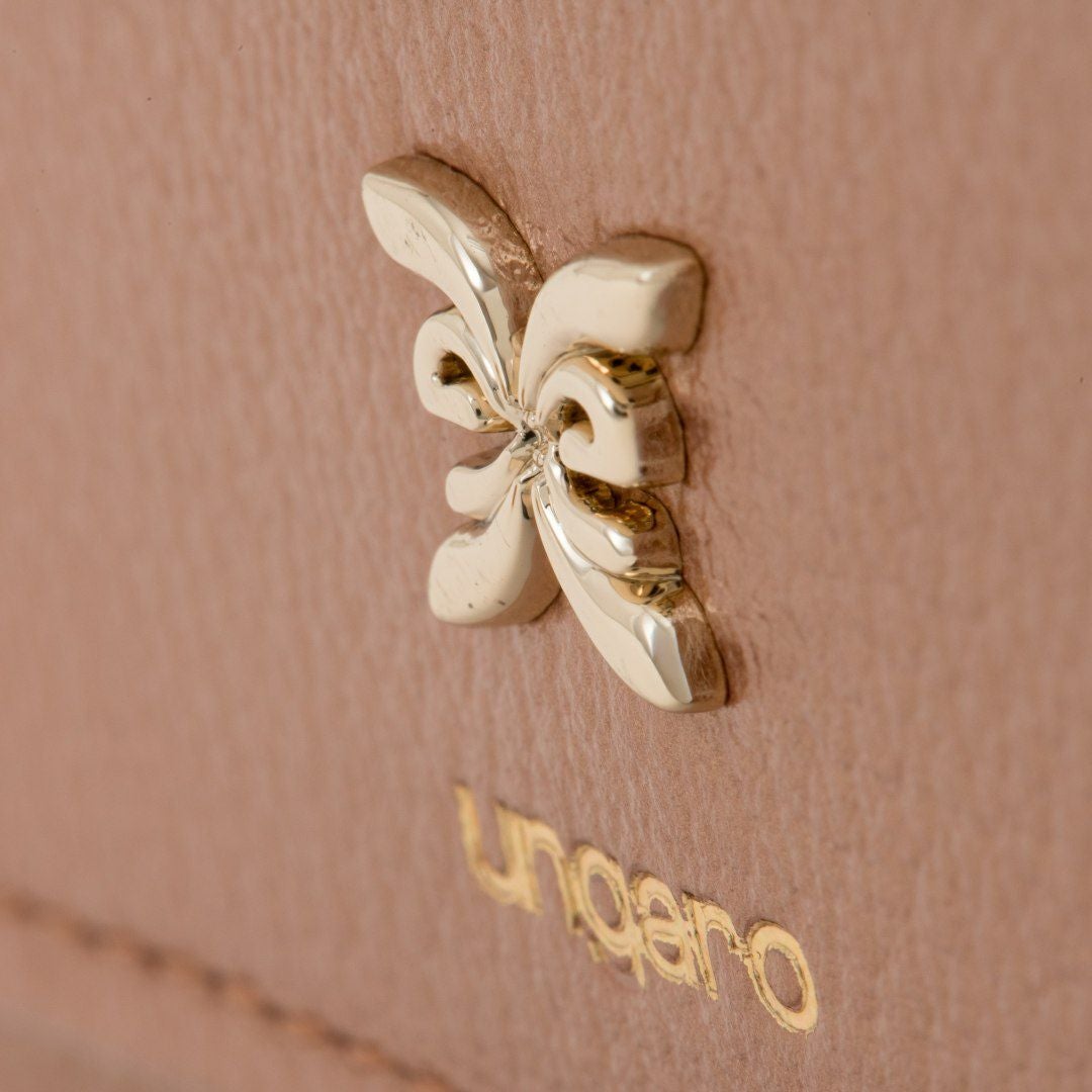 U by ungaroパピヨン BOX折り財布 ピンクゴールド