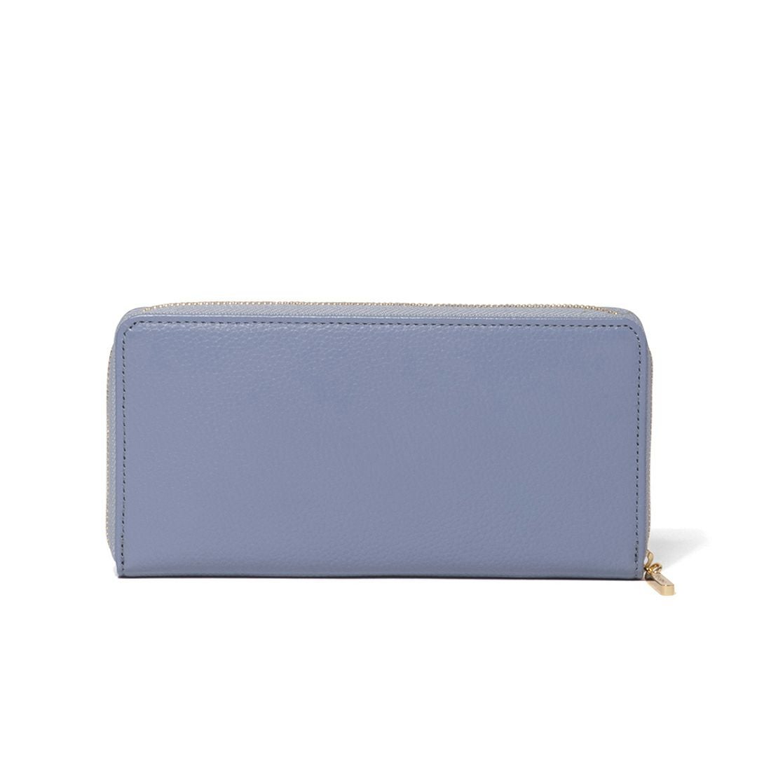 U by ungaroシルヴィー L字ファスナー長財布 ブルー