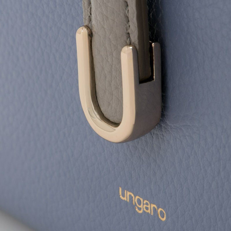 U by ungaroシルヴィー L字ファスナー長財布 ブルー