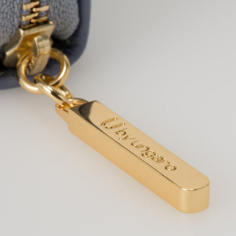 U by ungaroシルヴィー L字ファスナー長財布 ブルー