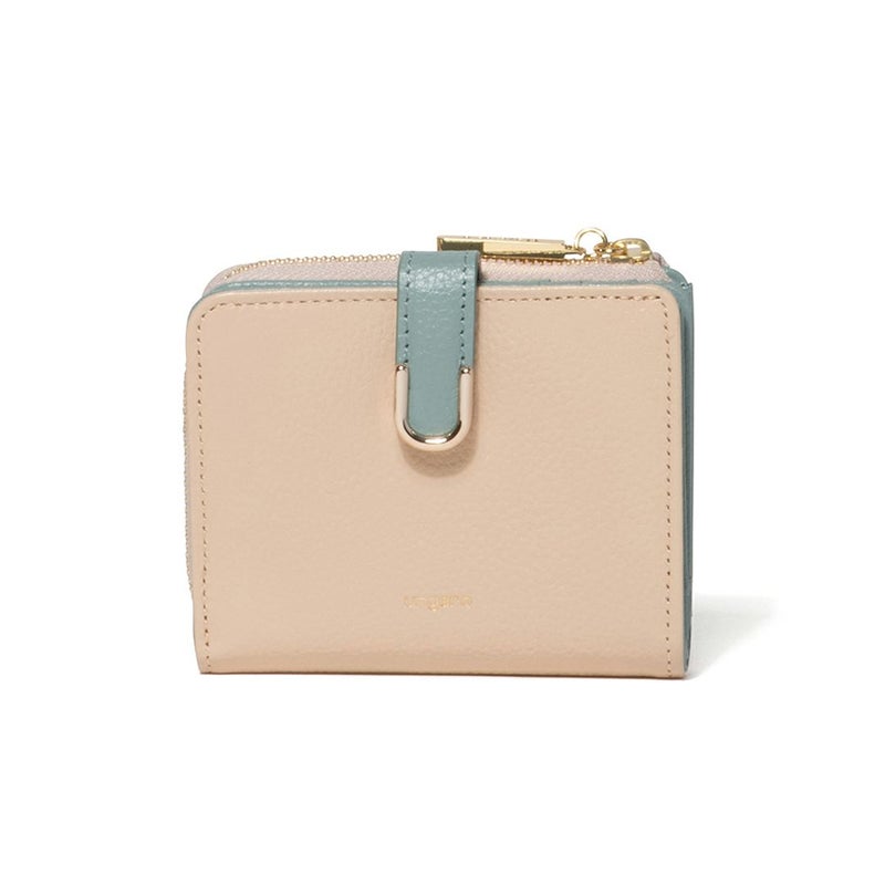 U by ungaroシルヴィー L字ファスナー折り財布 ベージュ