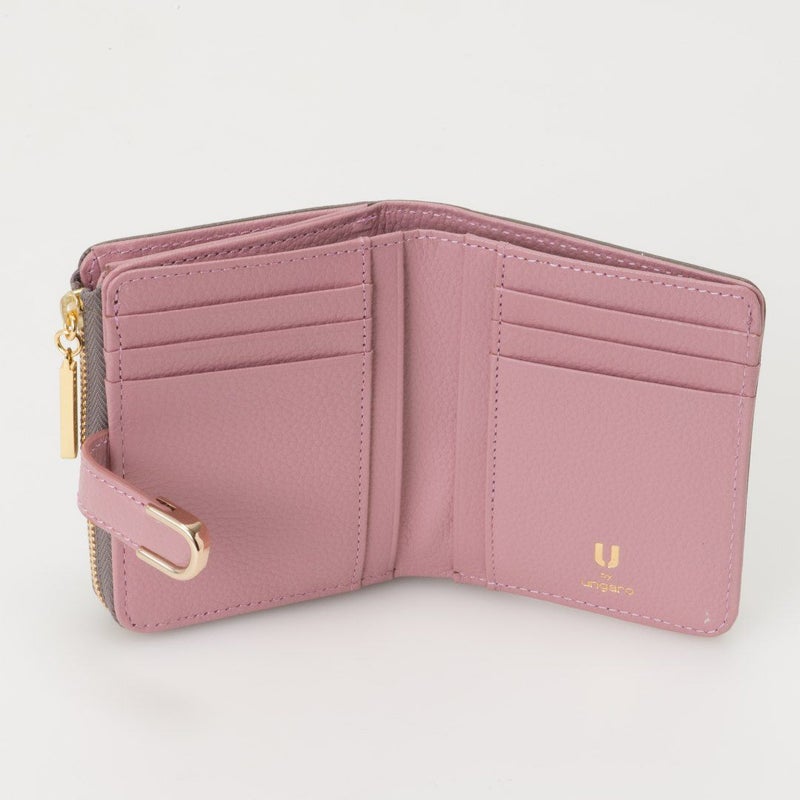 U by ungaroシルヴィー L字ファスナー折り財布 グレー