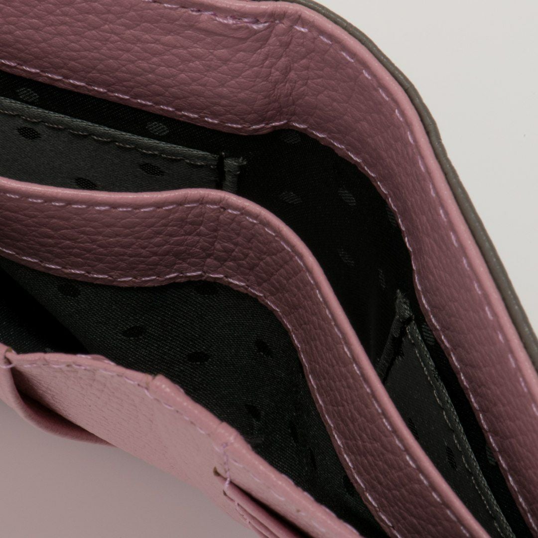 U by ungaroシルヴィー L字ファスナー折り財布 グレー