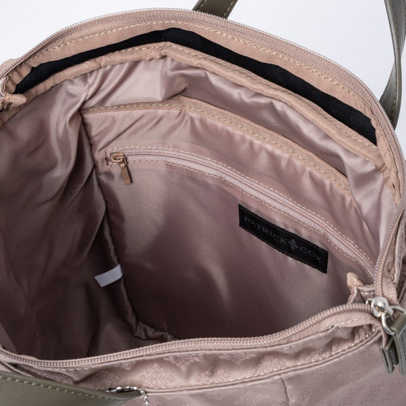 PATRICK COX カラーカルテット2 リュック カーキ
