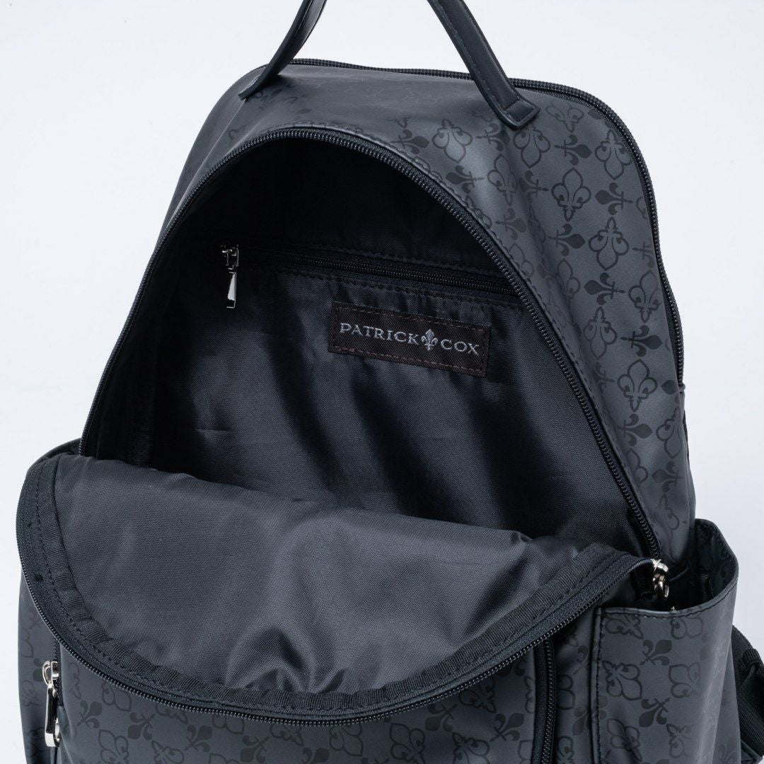 【美品】✨PATRICK COX✨リュックサック✨ブラック✨地模様✨ PATRICK COX クロケット リュック 商品｜THE BAGMANIA