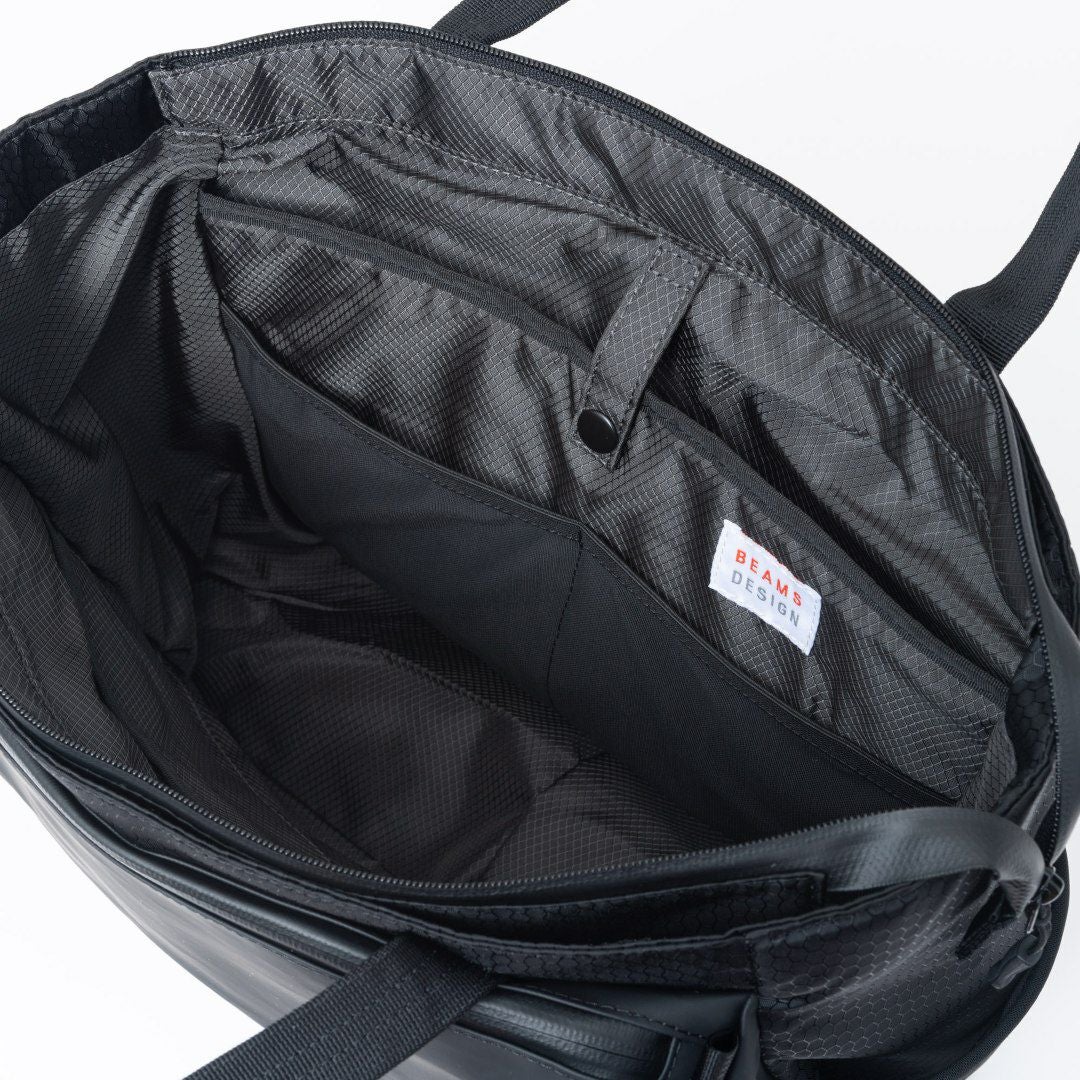 BEAMS DESIGN Watertight トートバッグ【BMMH5GT1】 ブラック
