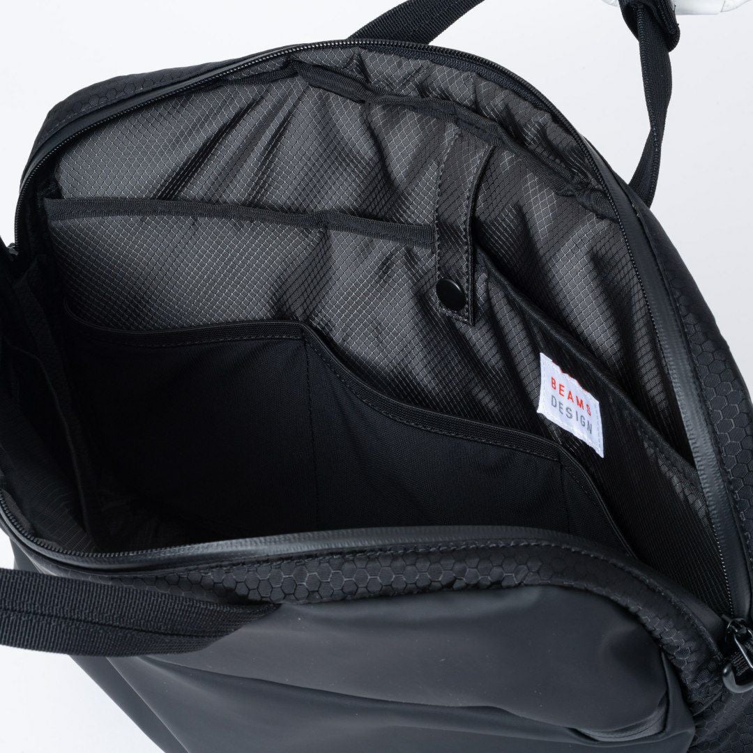 BEAMS DESIGN Watertight ブリーフケース(S)【BMMH5GT2】 ブラック