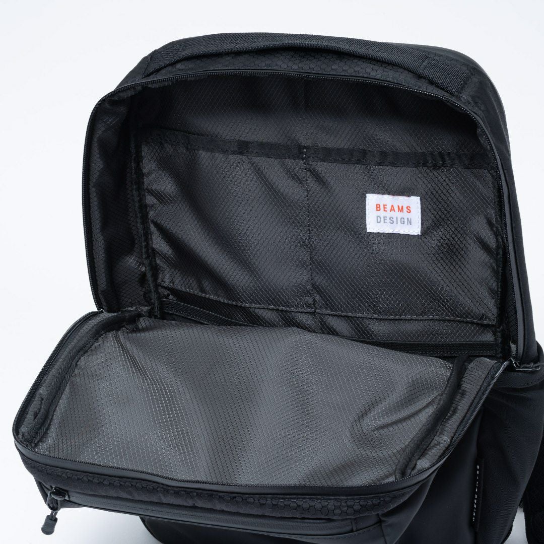BEAMS DESIGN Watertight バックパック(S)【BMMH5GR3】 ブラック