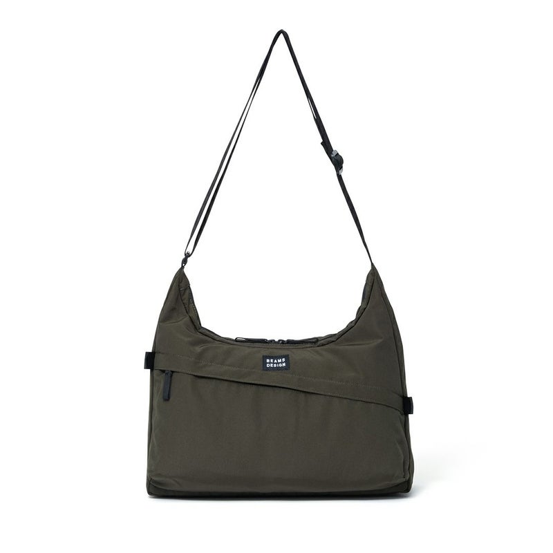 BEAMS DESIGN Diagonal ショルダー(L)【BMMH5ES6】 カーキ