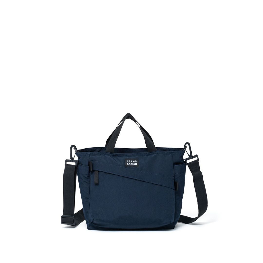 BEAMS DESIGN Diagonal 2WAYミニトート【BMMH5ET1】 ネイビー
