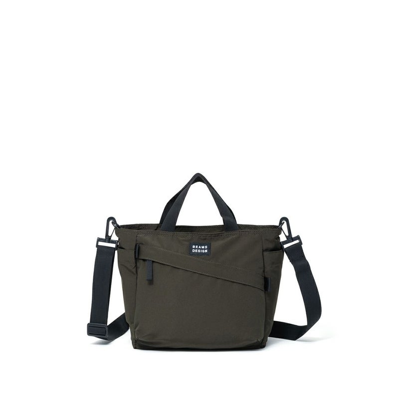 BEAMS DESIGN Diagonal 2WAYミニトート【BMMH5ET1】 カーキ