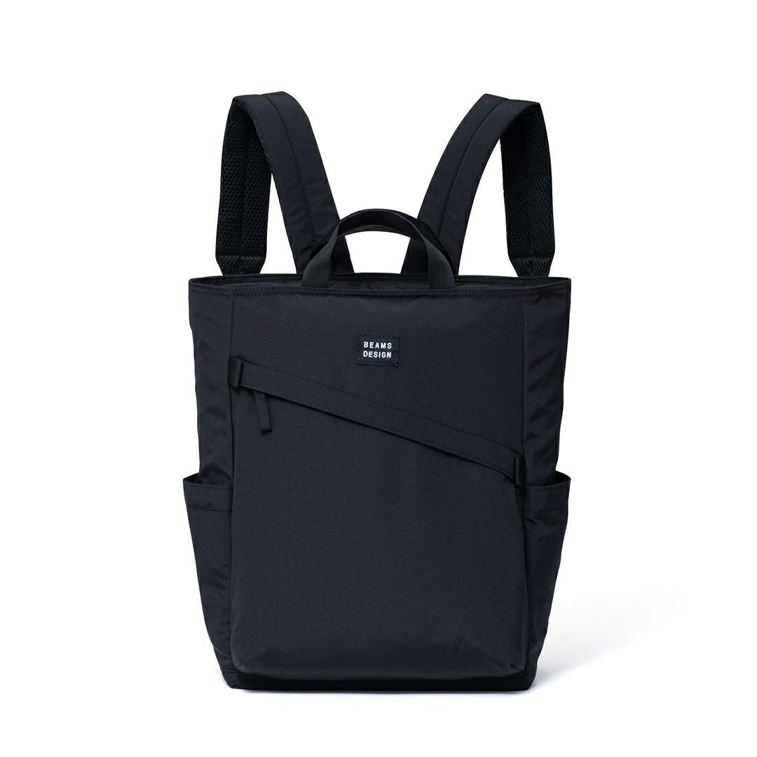 BEAMS DESIGN Diagonal 2WAYバックパック【BMMH5ER2】 ブラック