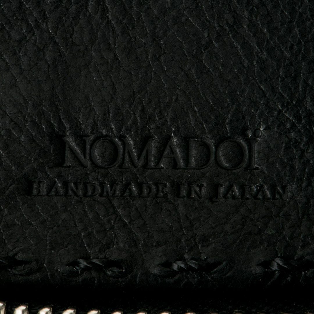 NOMADOI  Indiana ラウンドファスナー長財布 ブラック