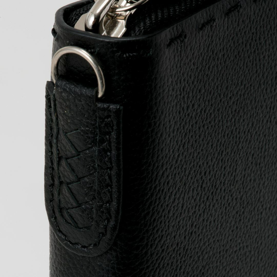 NOMADOI  Indiana ラウンドファスナー長財布 ブラック