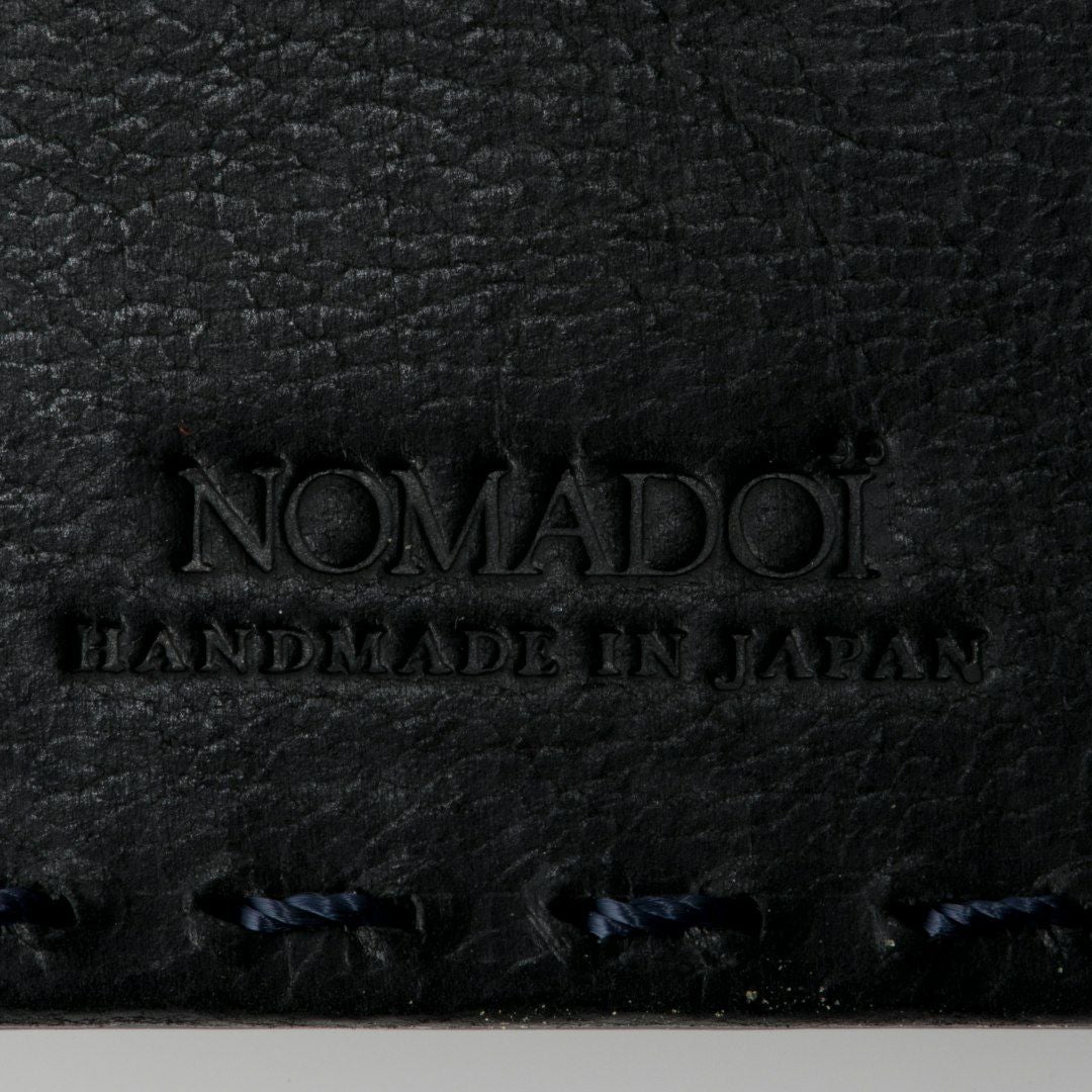 NOMADOI  Indiana 二つ折り財布 ブルーグレー