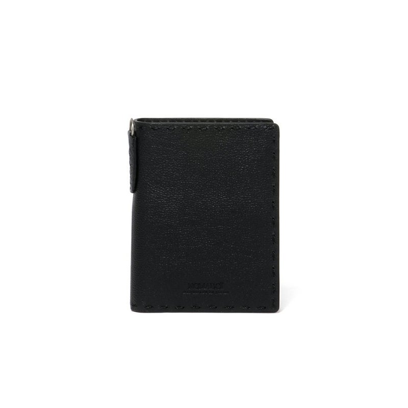 NOMADOI  Indiana 縦型折り財布 ブラック