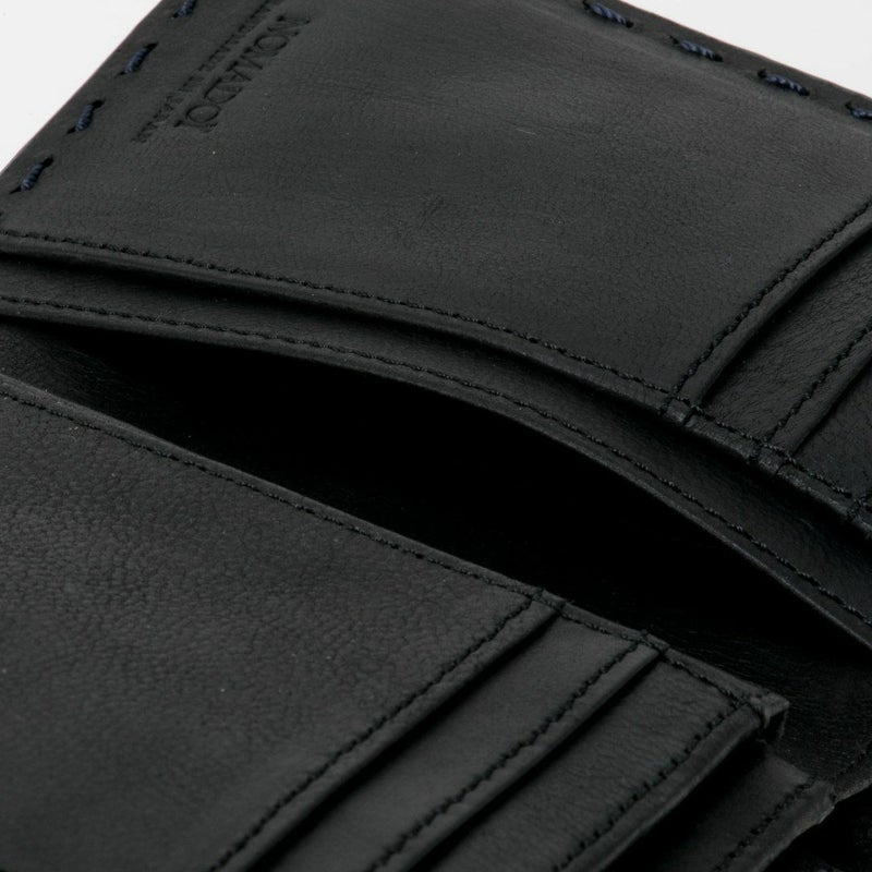 NOMADOI  Indiana 縦型折り財布 ブルーグレー