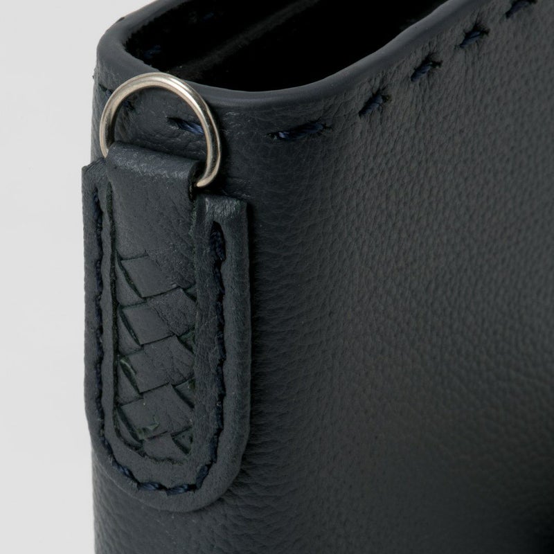 NOMADOI  Indiana 縦型折り財布 ブルーグレー