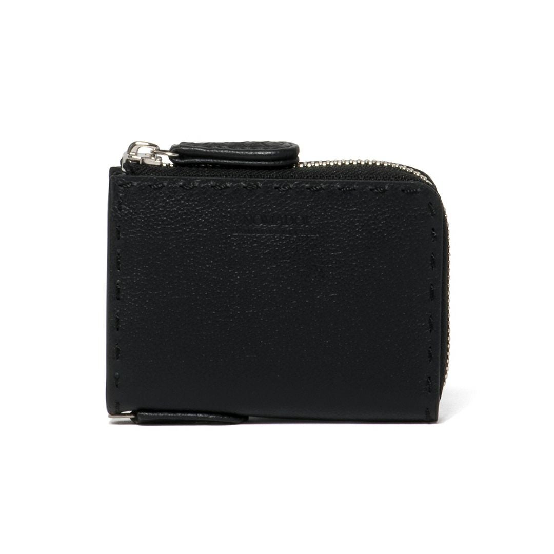 NOMADOI  Indiana L字ファスナー小銭入れ ブラック