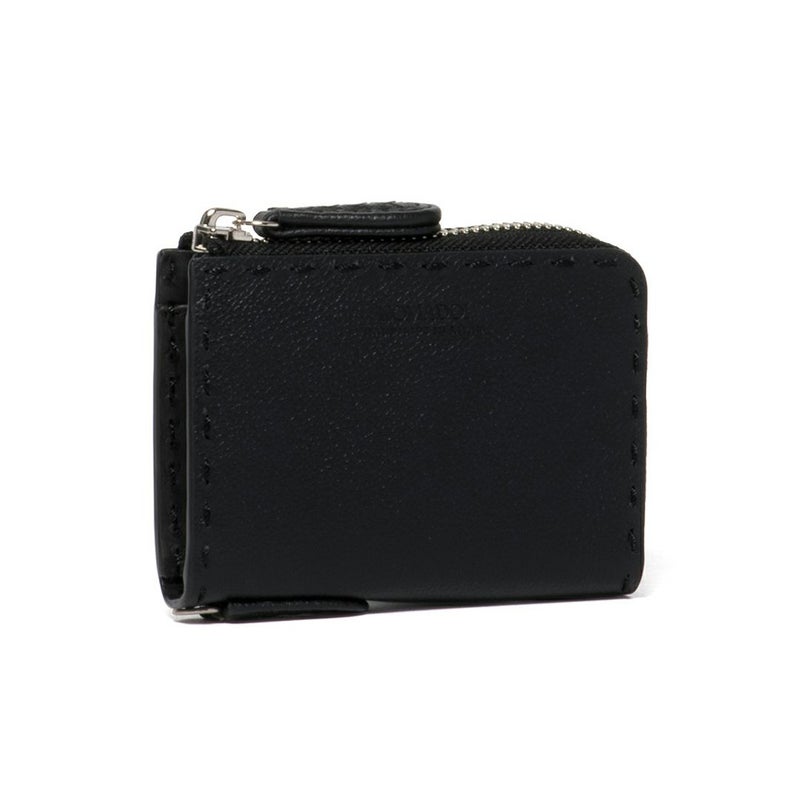 NOMADOI  Indiana L字ファスナー小銭入れ ブラック