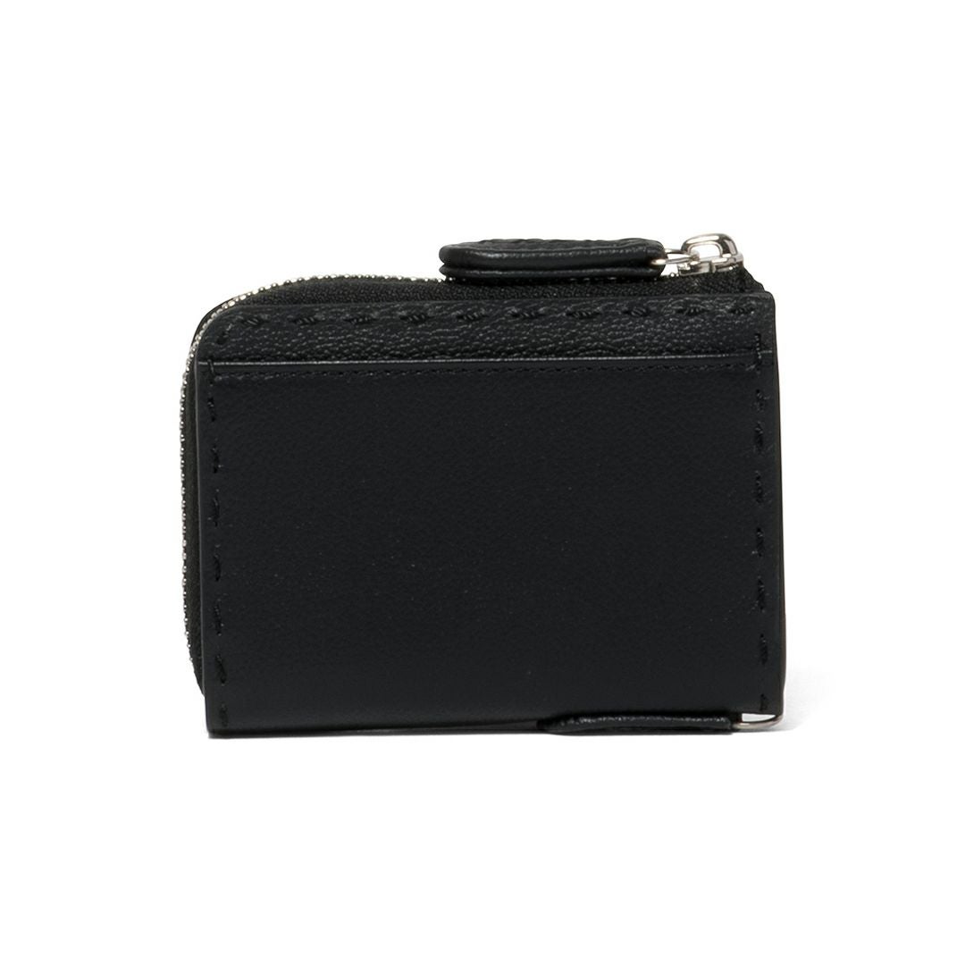 NOMADOI  Indiana L字ファスナー小銭入れ ブラック