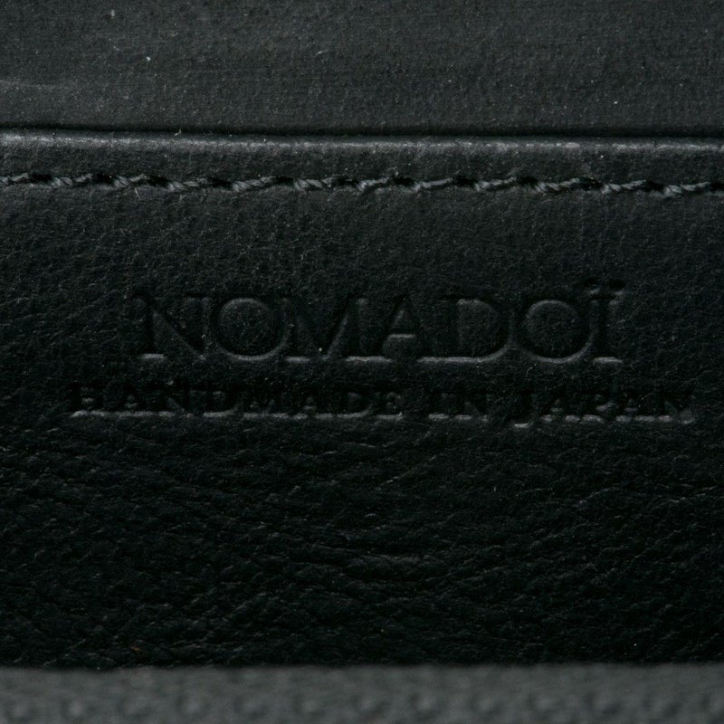 NOMADOI  Indiana L字ファスナー小銭入れ ブラック