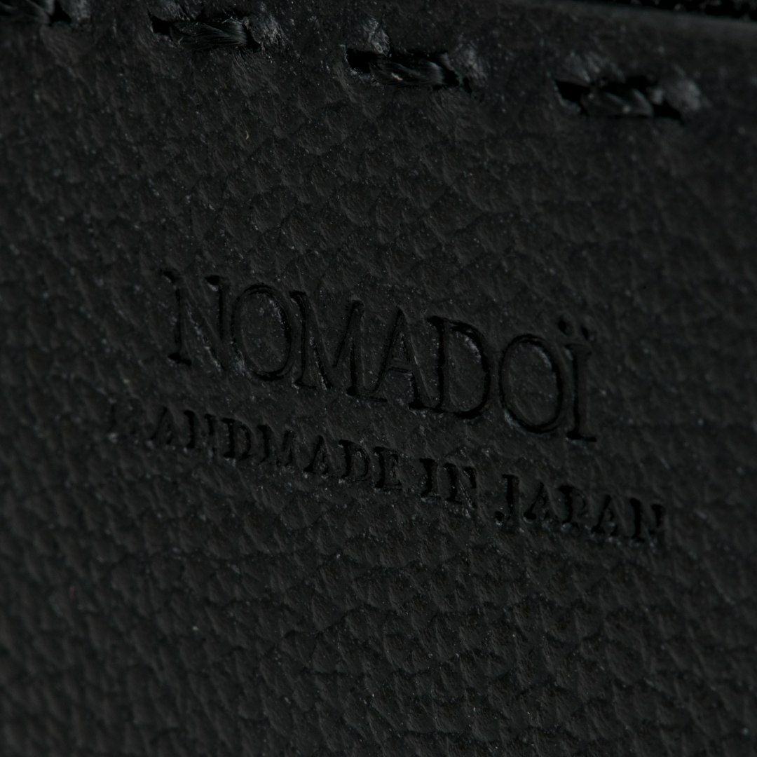 NOMADOI  Indiana L字ファスナー小銭入れ ブラック