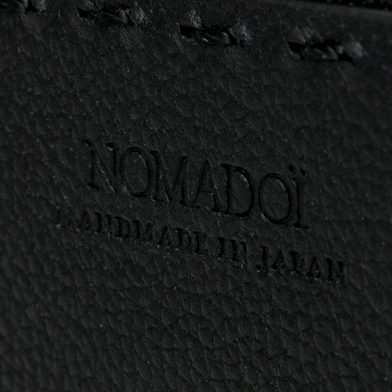 NOMADOI  Indiana L字ファスナー小銭入れ ブラック