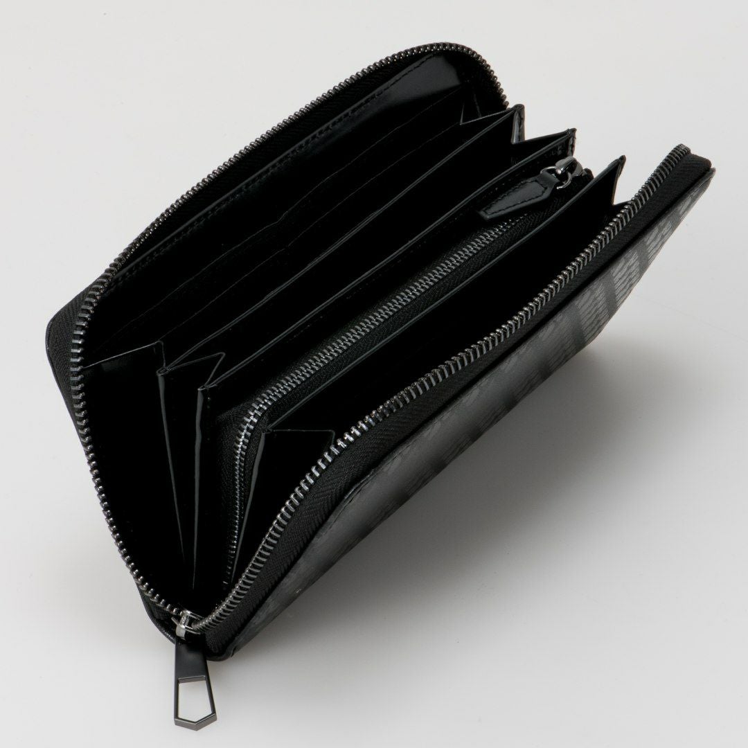 PATRICK COX  BLACK KINGS ラウンドファスナー長財布 ブラック