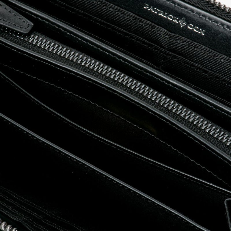 PATRICK COX  BLACK KINGS ラウンドファスナー長財布 ブラック