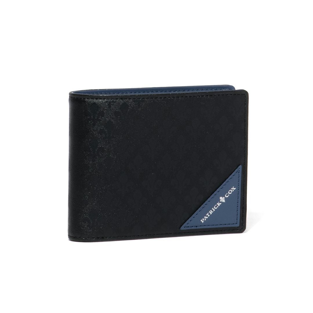 PATRICK COX  BLACK KINGS 二つ折り財布 ディープブルー