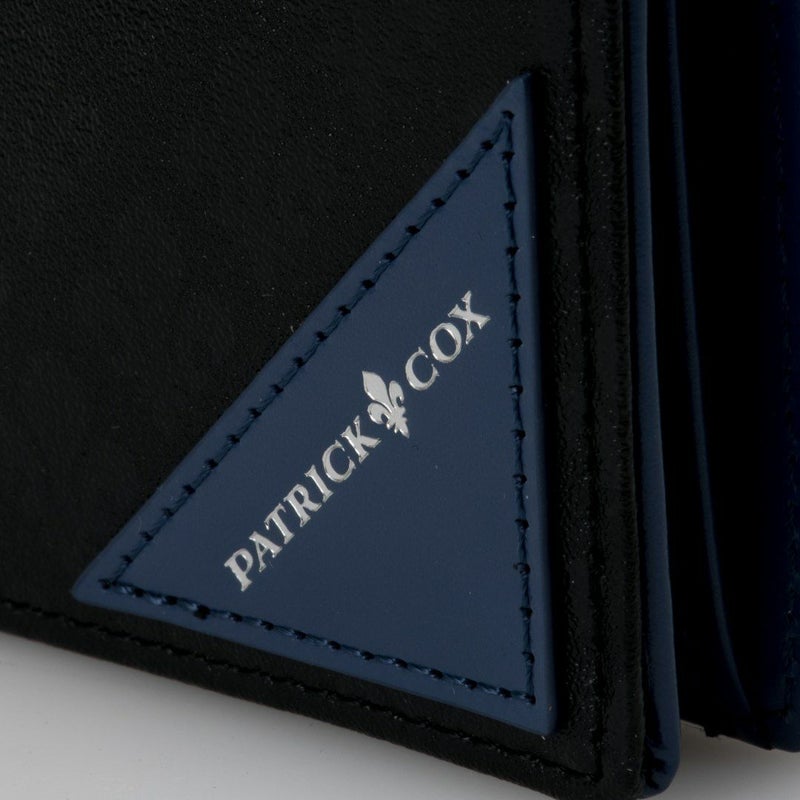 PATRICK COX  BLACK KINGS 二つ折り財布 ディープブルー
