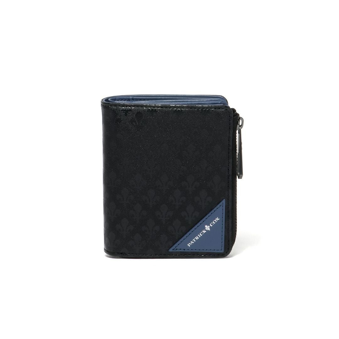 PATRICK COX BLACK KINGS L字ファスナー二つ折り財布 商品｜THE BAGMANIA