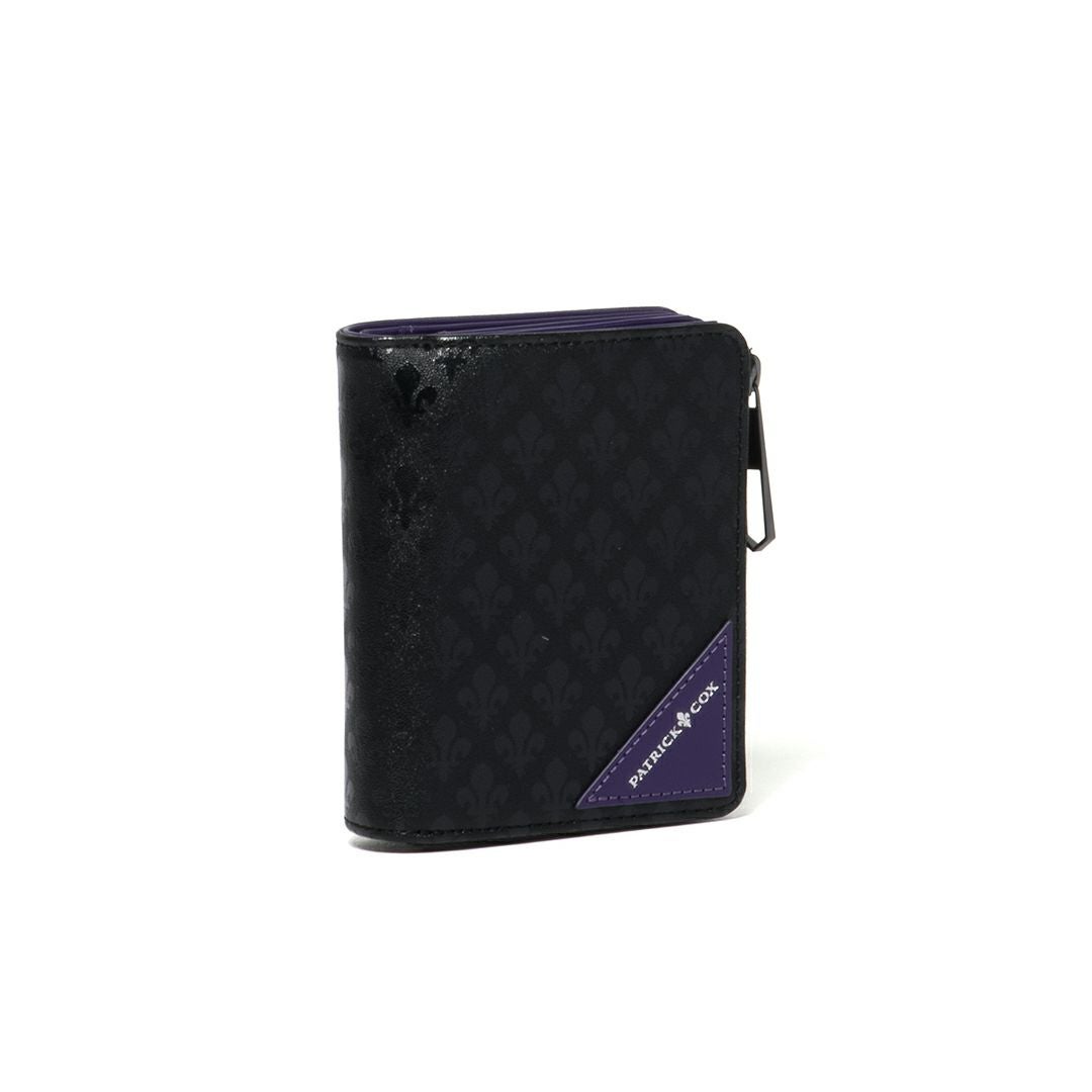 PATRICK COX BLACK KINGS L字ファスナー二つ折り財布 商品｜THE BAGMANIA