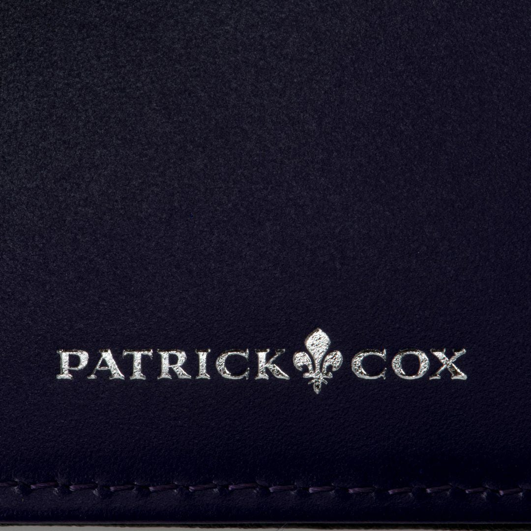  PATRICK COX  BLACK KINGS L字ファスナー二つ折り財布 パープル