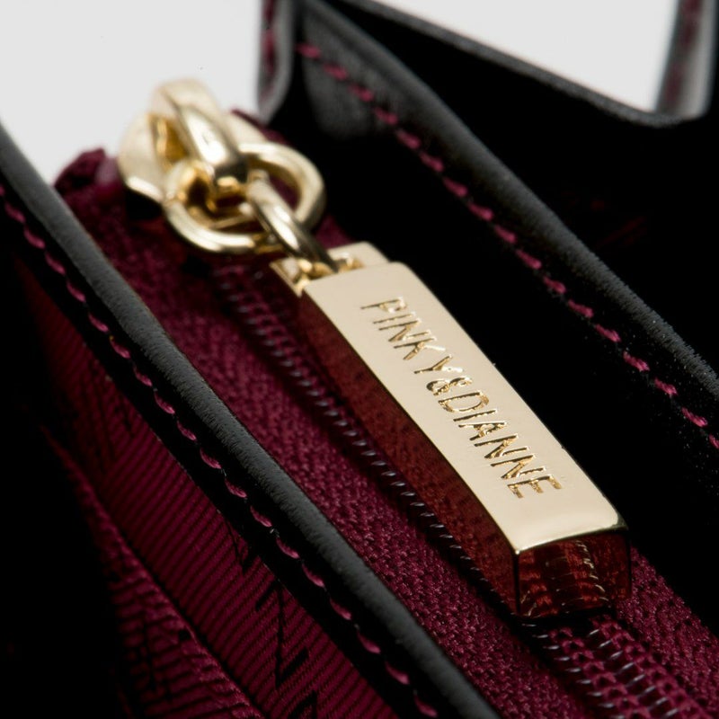 PINKY&DIANNEソフトレオパード 長財布 ブラウン