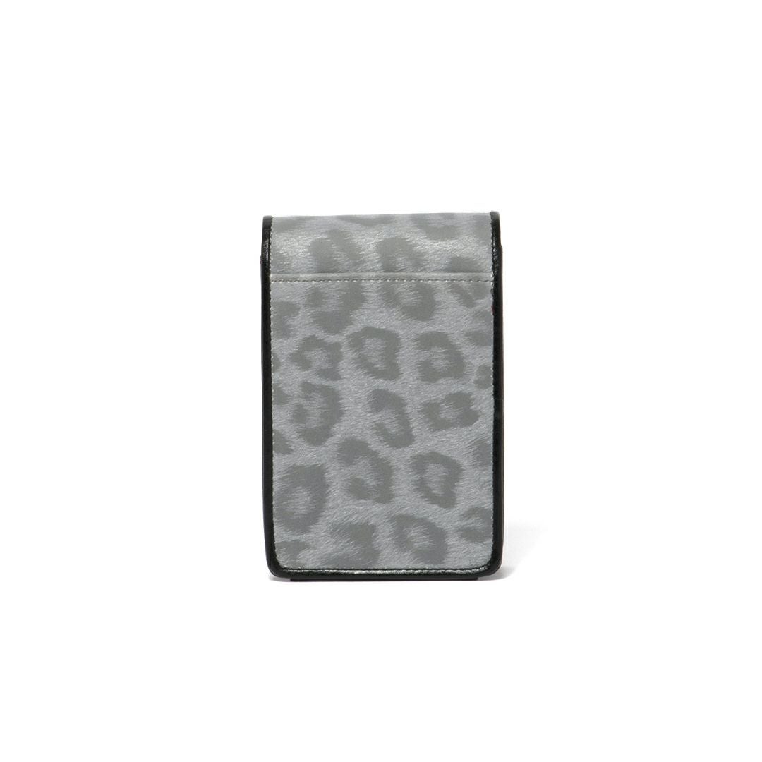 PINKY&DIANNEソフトレオパード シガレットケース グレー