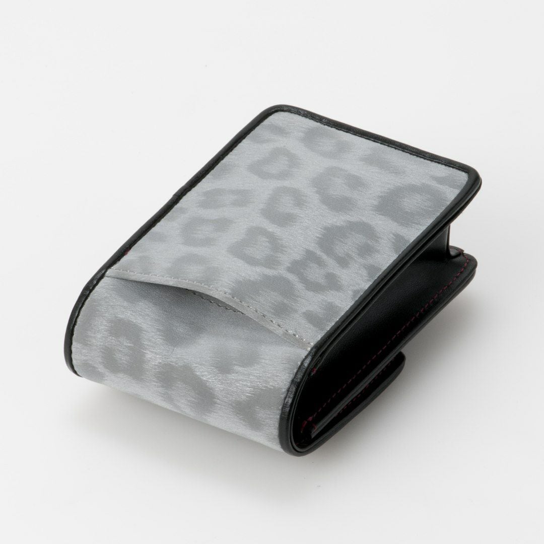 PINKY&DIANNEソフトレオパード シガレットケース グレー