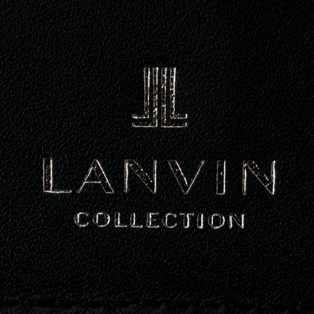 LANVIN COLLECTION couleur du vin 二つ折り財布(2025年秋冬限定カラー) ネイビー