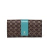 U by ungaro ミレーユ ダブルファスナー長財布 ターコイズブルー