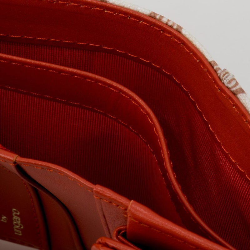  U by ungaro ミレーユ BOX折り財布 オレンジ