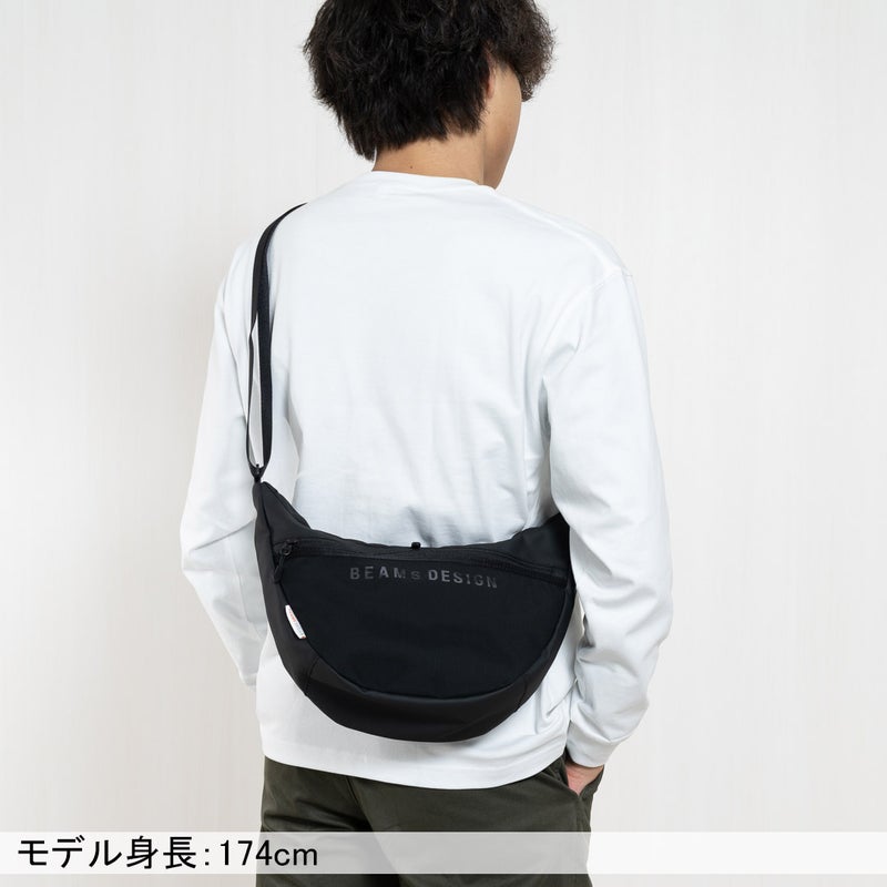 BEAMS DESIGN ELASTIC MESH ショルダーバッグ【BMMH0BSC】
