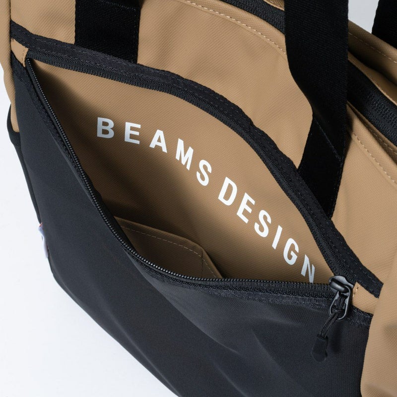 BEAMS DESIGN ELASTIC MESH トートバッグ【BMMH0BT3】 サンドベージュ