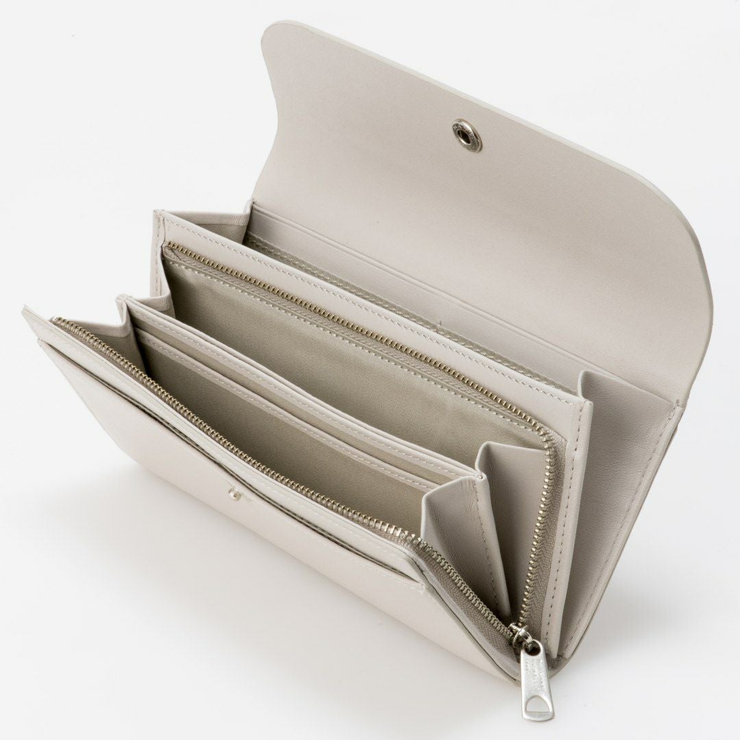 MARGARET HOWELL idea ナッシュ 長財布 ライトグレー